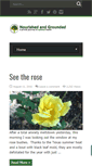 Mobile Screenshot of nourishedandgrounded.com